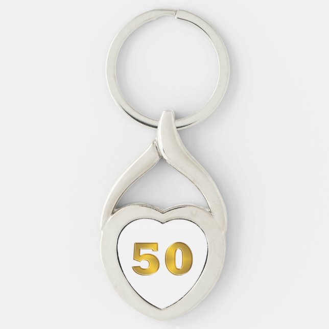 50th Golden Anniversary Keychains (Front)