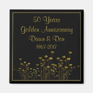 50th Golden Anniversary Magnet