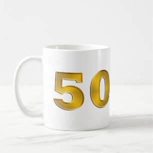 50th Golden Anniversary Mug