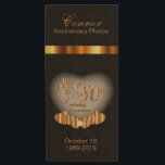50th Golden Anniversary Photos Wood USB Flash Drive<br><div class="desc">USB Flash Drives. Featuring a Customise Bride and Groom Anniversary Photo Design with diy text.⭐This Product is 100% Customisable. Graphics and text can be deleted, moved, resized, changed around, rotated, etc... ⭐99% of my designs in my store are done in layers. This makes it easy for you to resize and...</div>