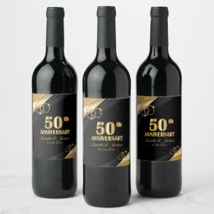 50th Golden Anniversary  Wine Label