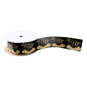 50th Golden Event Satin Ribbon