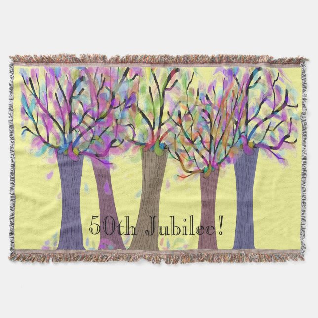 50th Golden Jubilee Woven Blanket (Front)