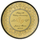 50th Golden Wedding Anniversary Decorative Plate