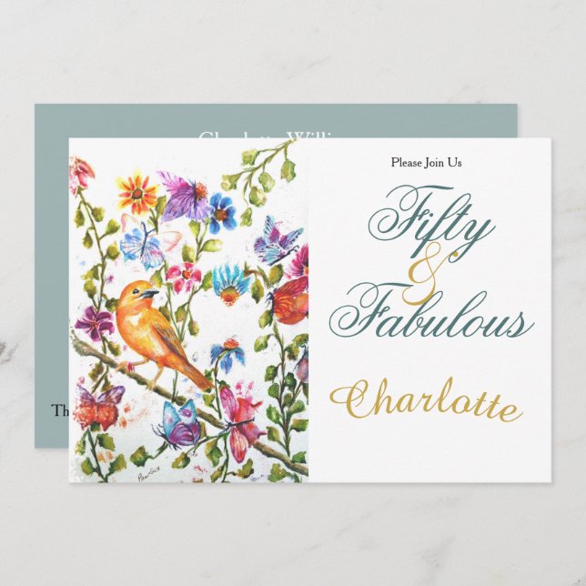 50th invitation (Front/Back)