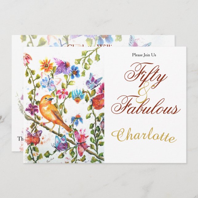 50th invitation (Front/Back)