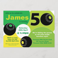 50th Lawn Bowls Barefoot Bowling Birthday