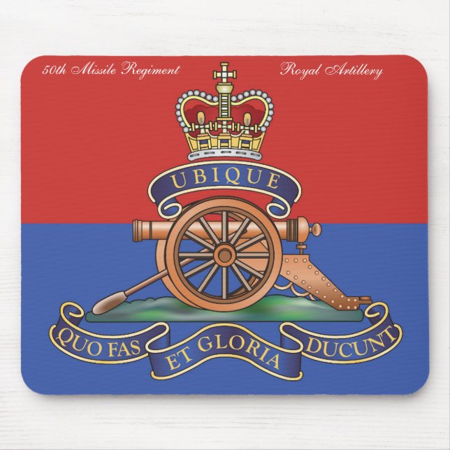50th Missile Regiment RA Mouse Pad (Front)