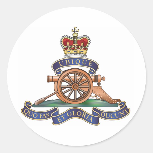 50th Missile Regiment Royal Artillery Classic Round Sticker (Front)