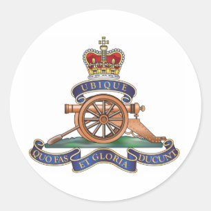 50th Missile Regiment Royal Artillery Classic Round Sticker