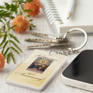 50th Ordination Anniversary Angels at Altar Key Ring