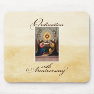 50th Ordination Anniversary Angels at Altar Mouse Pad