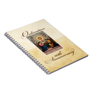 50th Ordination Anniversary Angels at Altar Notebook