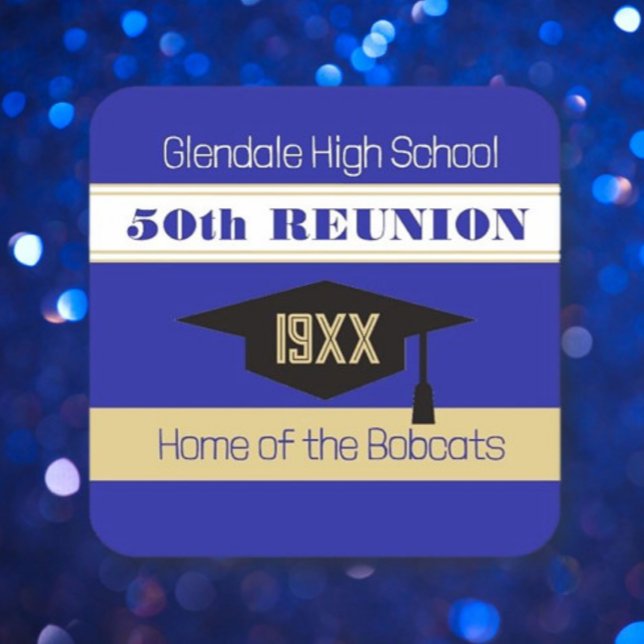 50th Reunion! Class reunion coaster (Creator Uploaded)