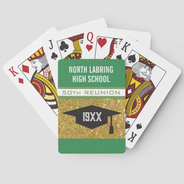 50th Reunion! Customised Partytime Playing Cards (Back)