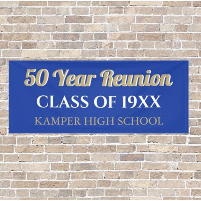 50th Reunion Fun! CUSTOM Reunion banner (Creator Uploaded)