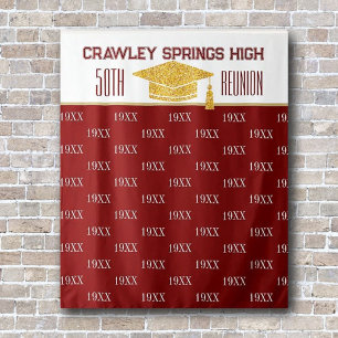 50th Reunion Pics!! Class Reunion Photo backdrop Tapestry