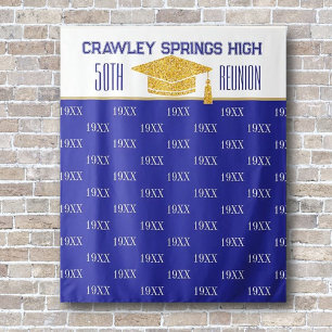 50th Reunion Pics!! Class Reunion Photo backdrop Tapestry