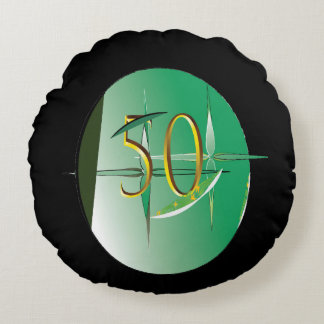 50th Round Pillow