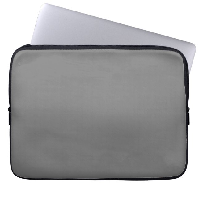 50th Shade of Grey Fashion Medium Grey Colour Tren Laptop Sleeve (Front)
