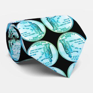 50th State Hawaii coin Tie
