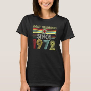 50th Wedding Anniversary 50 Years Best Husband Sin T-Shirt