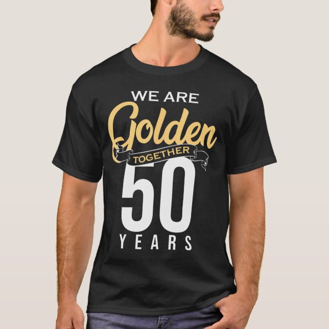 50Th Wedding Anniversary Art For Men Women 50Th An T-Shirt (Front)
