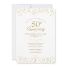 50th Wedding Anniversary Confetti Gold Dust