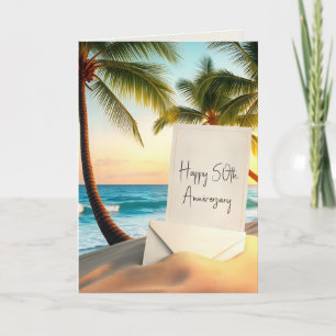 50th Wedding Anniversary Congratulations Card