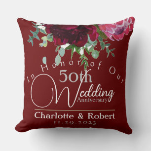 50th Wedding Anniversary  Cushion