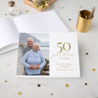 50th Wedding Anniversary Elegant 50 Golden Years
