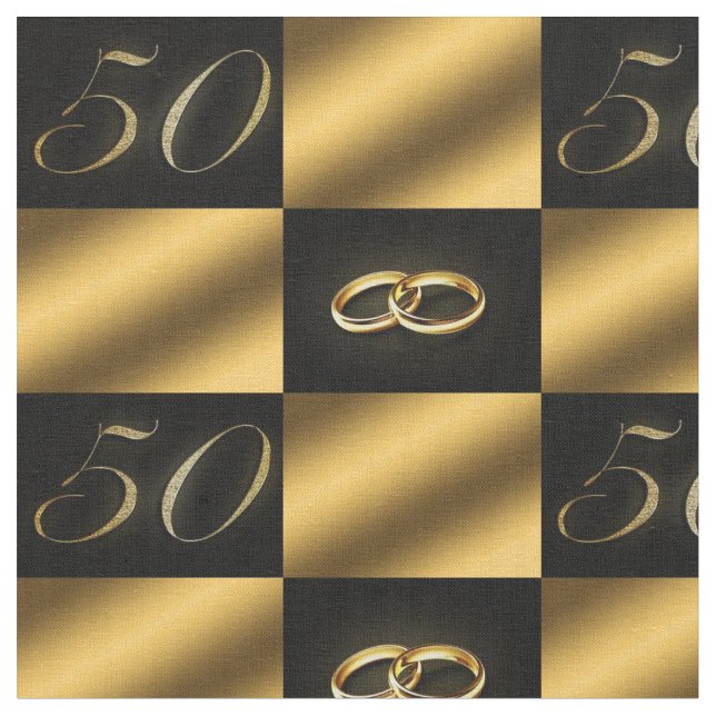 50th wedding anniversary fabric ! (Close Up)