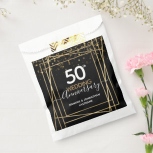 50th Wedding Anniversary Favour Bags