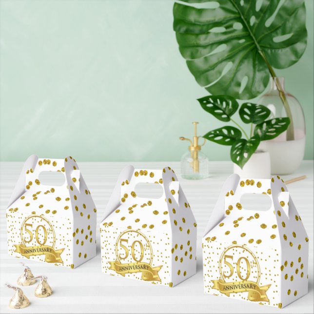 50th wedding anniversary favour box (Multiple)