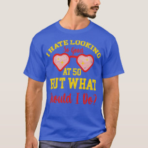 50th Wedding Anniversary For Him Her 50 Birthday F T-Shirt