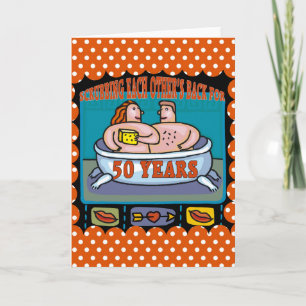 50th Wedding Anniversary Gifts Card