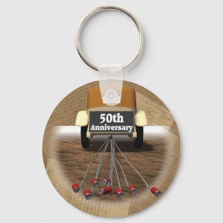 50th Wedding Anniversary Gifts Key Ring