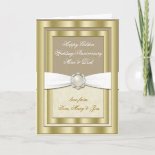 50th Wedding Anniversary Greeting Card