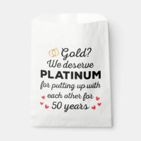 50th Wedding Anniversary I - Gold Funny Couple