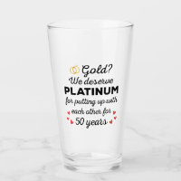 50th Wedding Anniversary I - Gold Funny Couple