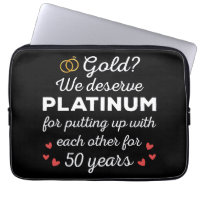50th Wedding Anniversary I - Gold Funny Couple