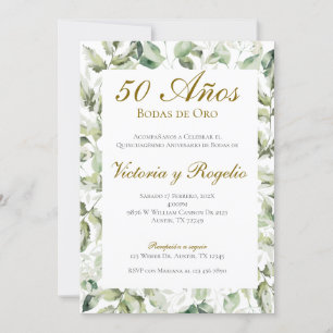 50th Wedding Anniversary Invitation