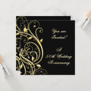 50th Wedding Anniversary Invitation