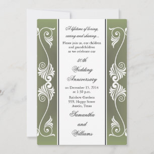 50th Wedding Anniversary Invitation