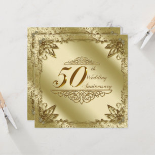 50th Wedding Anniversary Invitation