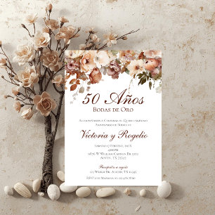 50th Wedding Anniversary Invitation