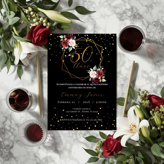 50th Wedding Anniversary Invitation (Creator Uploaded)