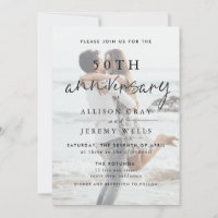 50th Wedding Anniversary Invitation
