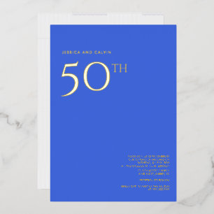 50th Wedding Anniversary Invitation