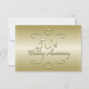 50th Wedding Anniversary Invitation
